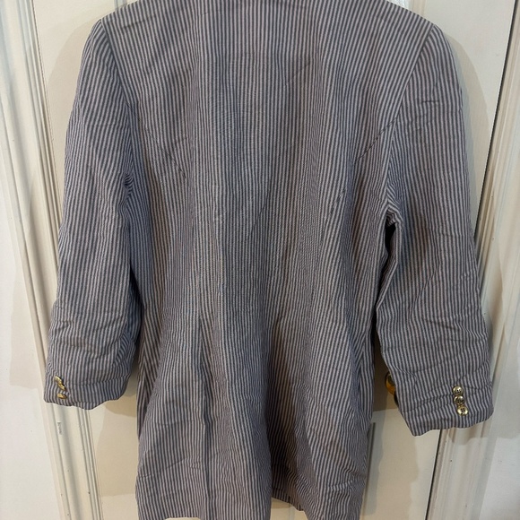 vintage pink and grey oversized 80s blazer * accepting offers - Picture 2 of 7